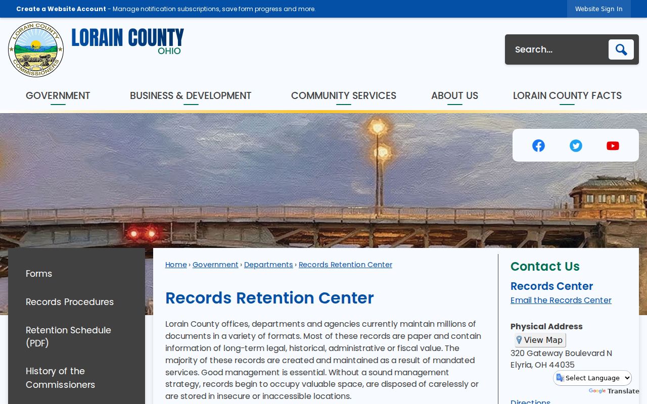 Avon previous residents house-history research at the Records Retention Center